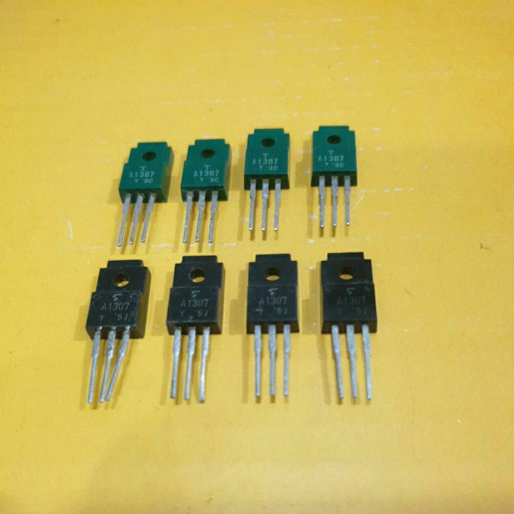 TRANSISTOR  A 1307  HIJAU & HITAM PRODUK FAIRCHILD & TOSHIBA ASLI ORIGINAL