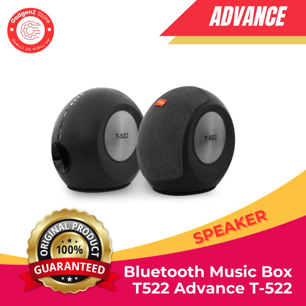 Speaker Bluetooth Music Box T522 Advance T-522