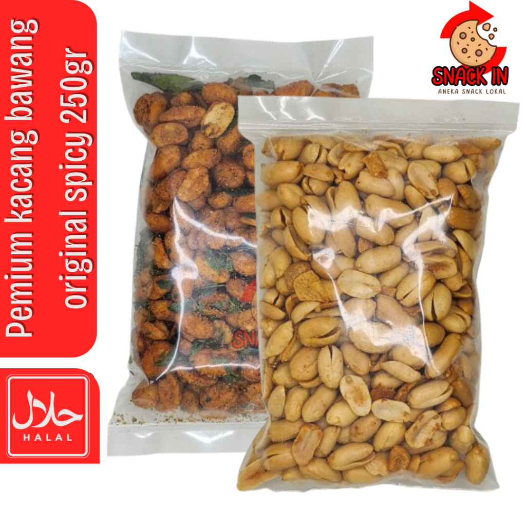 

Kacang bawang premium spicy pedas manis 250gr