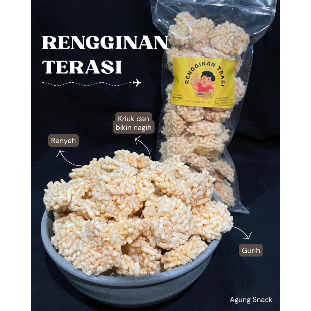 

Rengginan Terasi Matang Renyah Gurih 150 gram Khas oleh-oleh Magelang