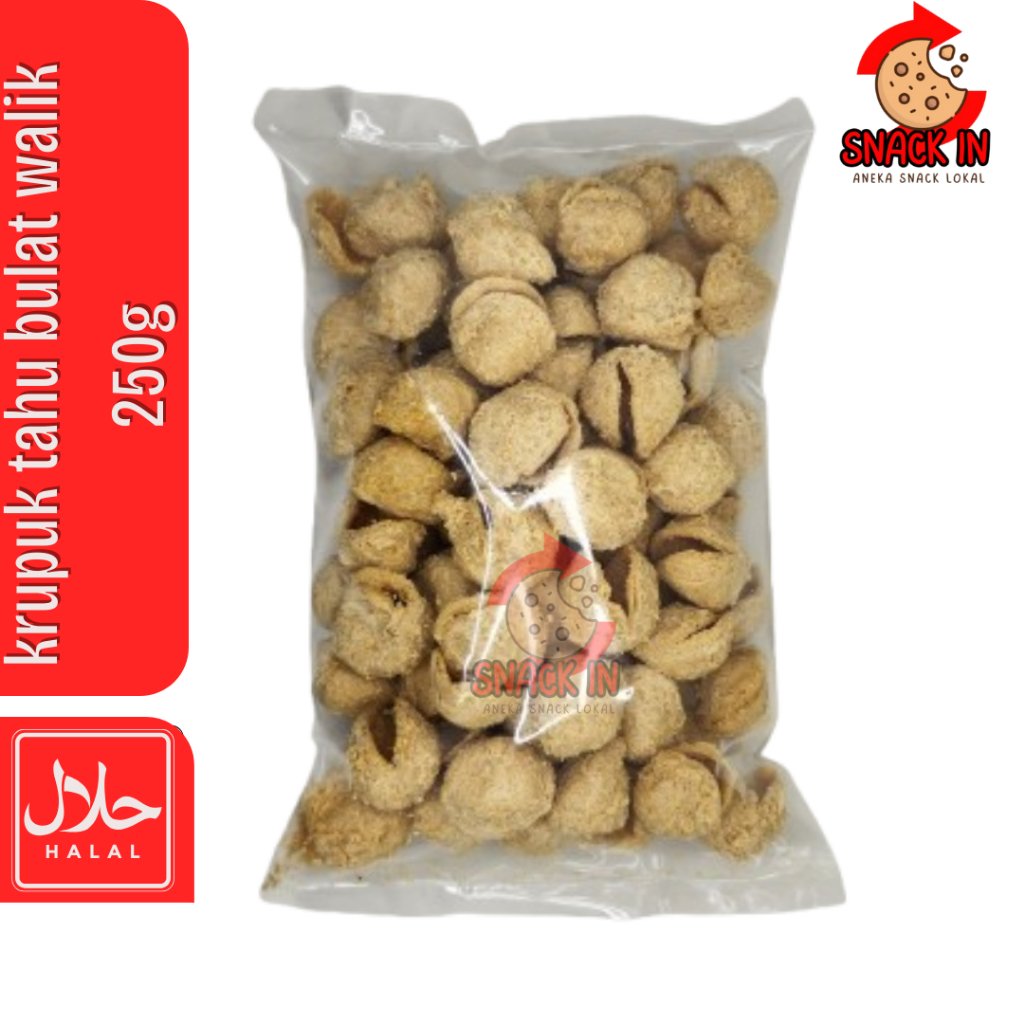 

Kerupuk Tahu Bulat Kering 250gr Keripik Tahu Walik Keripik Tahu Pong Kerupuk Tahu Walik