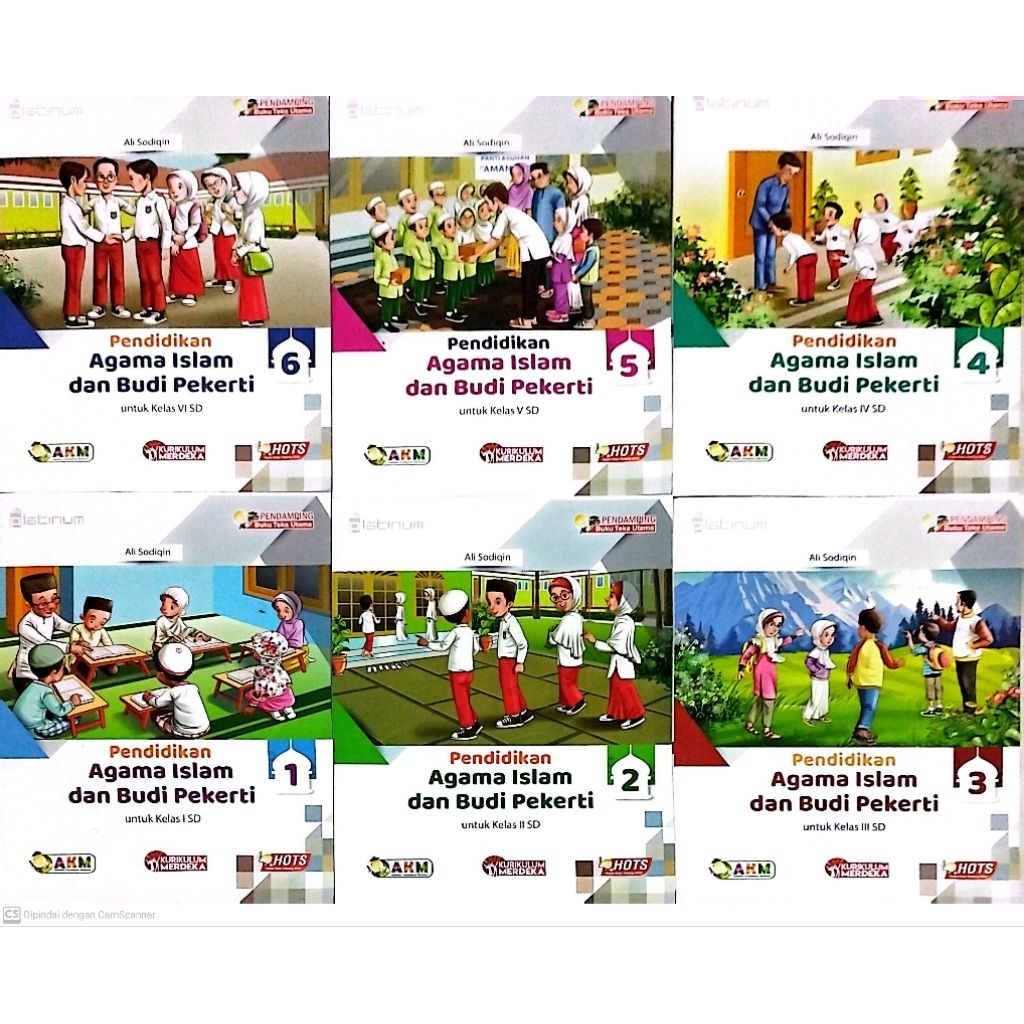 Buku Paket Pelajaran Agama Islam SD Kelas 1,2,3,4,5,6 Kurikulum Merdeka Platinum