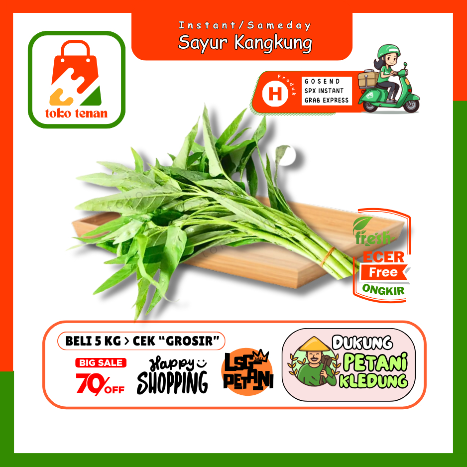

Tokotenan // Sayur Kangkung --Sayur Gunung Ecer (H)