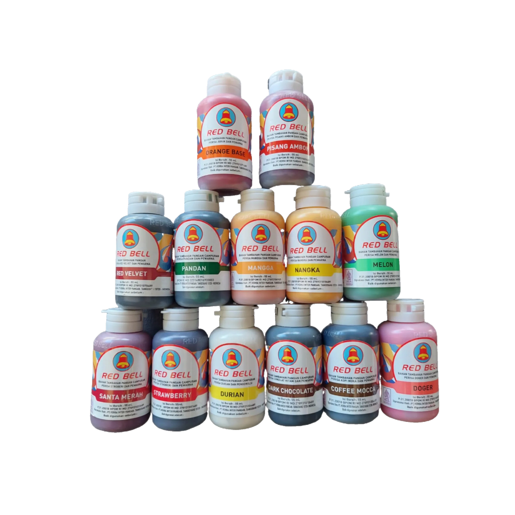 

Red Bell Pasta Perisa Aneka Rasa Aroma 55 ml