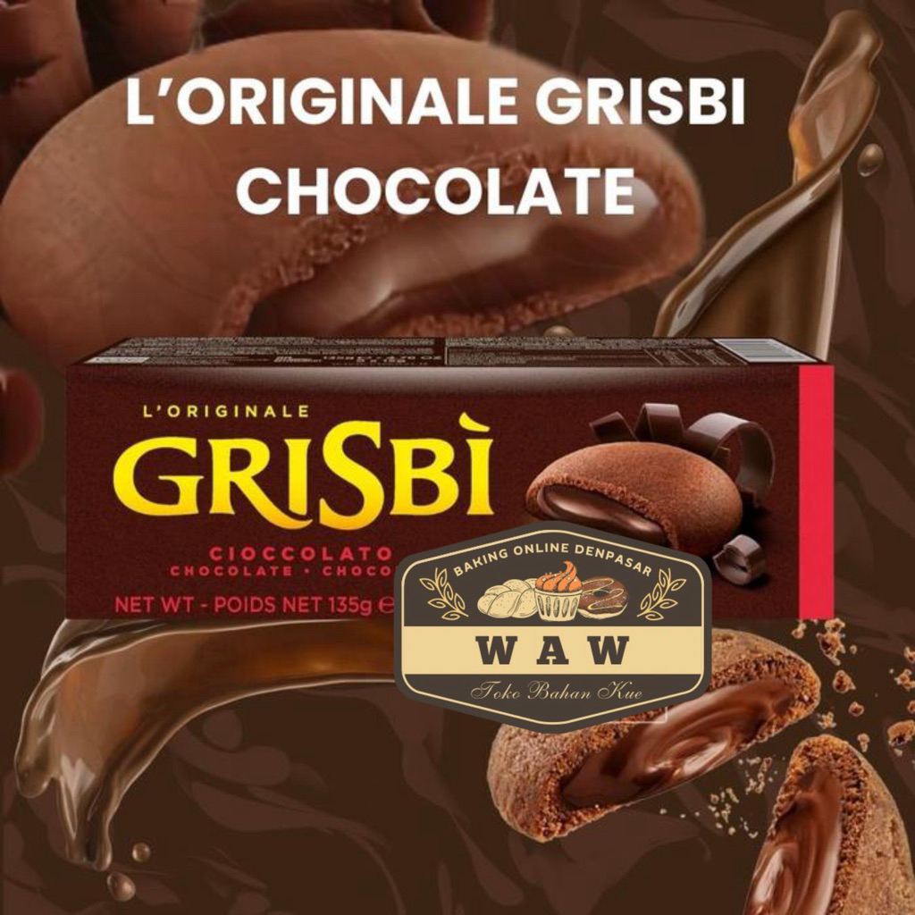

Grisbi Double Chocolate / Biskuit Coklat Grisbi 150 Gram
