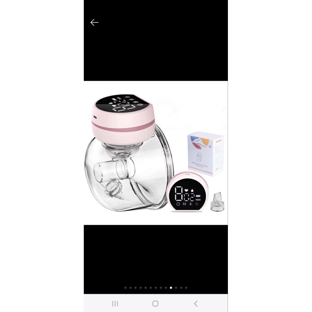 SIDMOOL Pompa ASI Elektrik Portable Painles Single Breast Pump