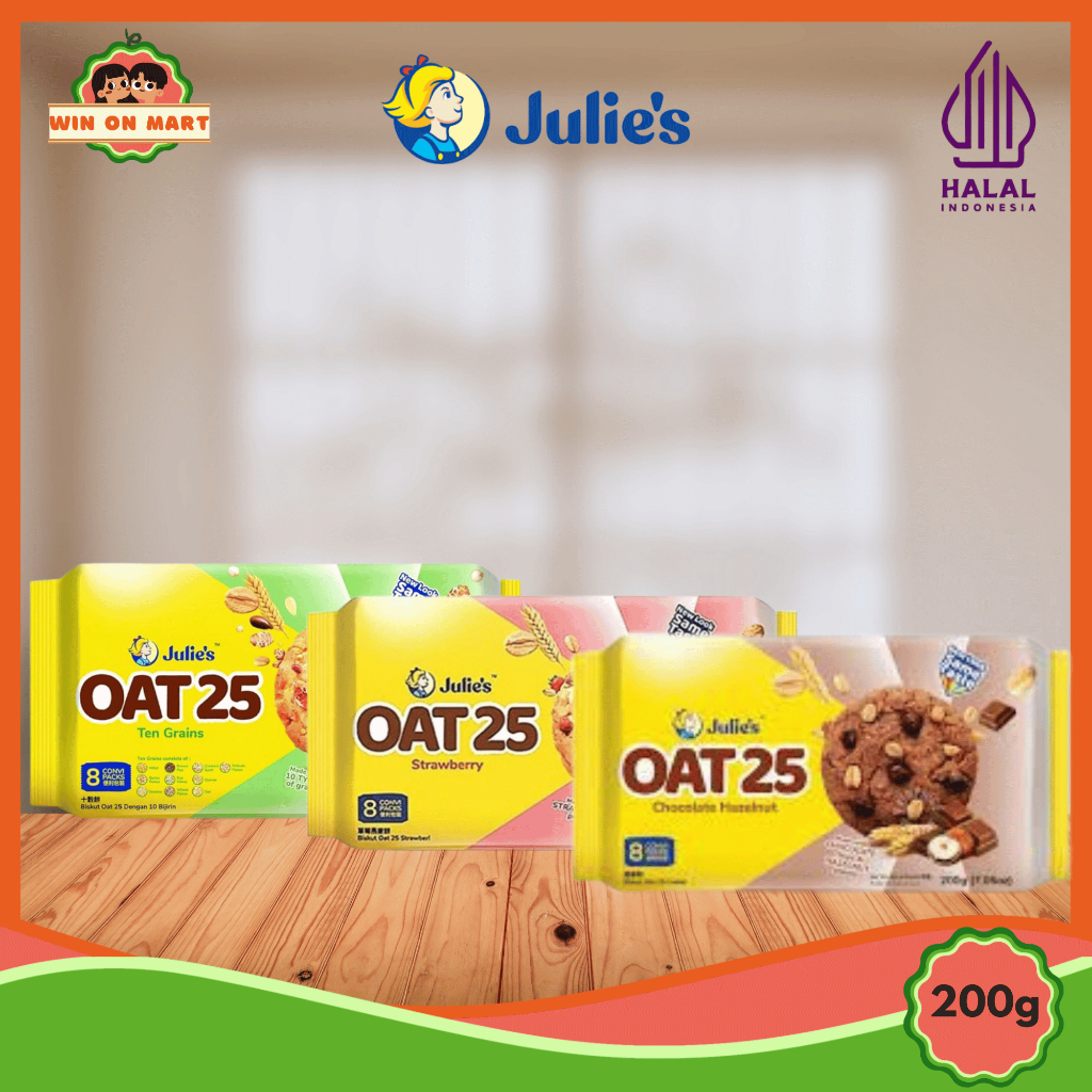 

Julie's Oat 25 Crackers atau Biskuit 200g