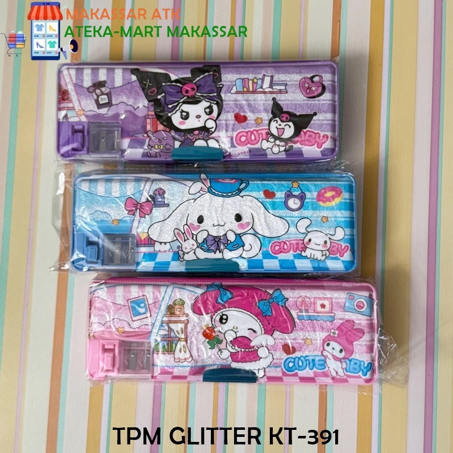 

[1 PCS] TPM TEMPAT PENSIL MAGNET GLITTER KARAKTER KT-391