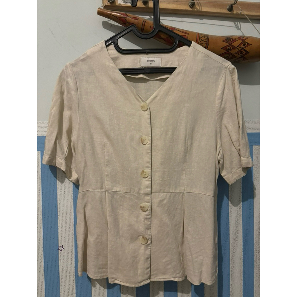 Blouse kemeja atasan wanita brand topten