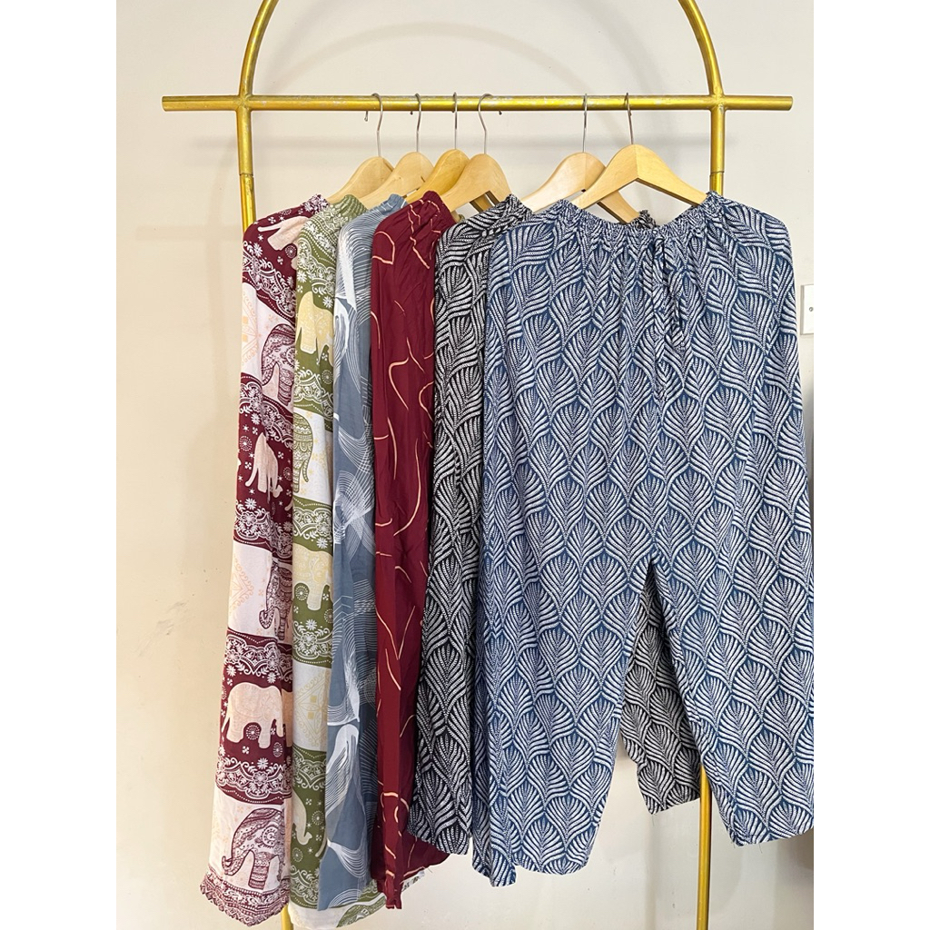 Celana kulot wanita rayon bali