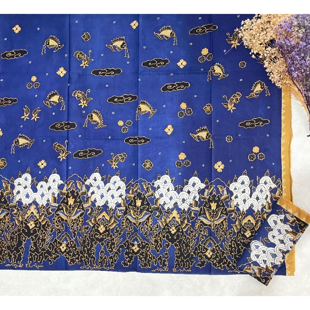 Kain Batik Tulis Motif Keratonan Klasik Khas Trusmi Cirebon Bahan Katun