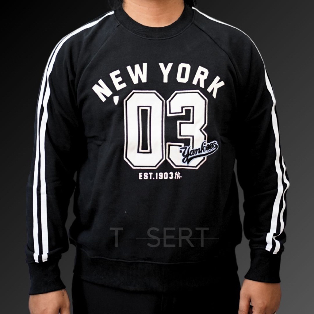 Mlb Korea NY Sportive Varsity Track Sweater Original / Sweater Mlb Authentic