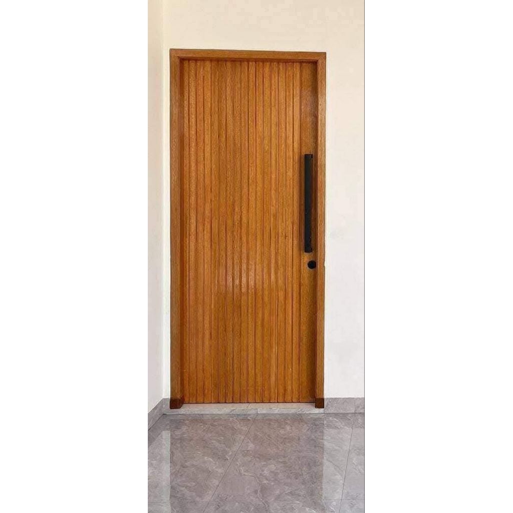 pintu kamer minimalis kayu jati putih