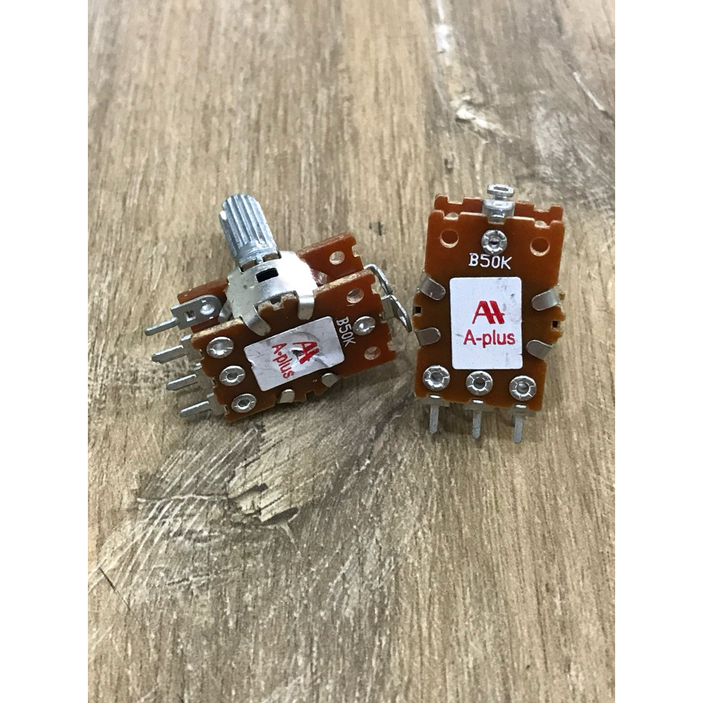 POTENSIO STEREO APLUS 50K+CT