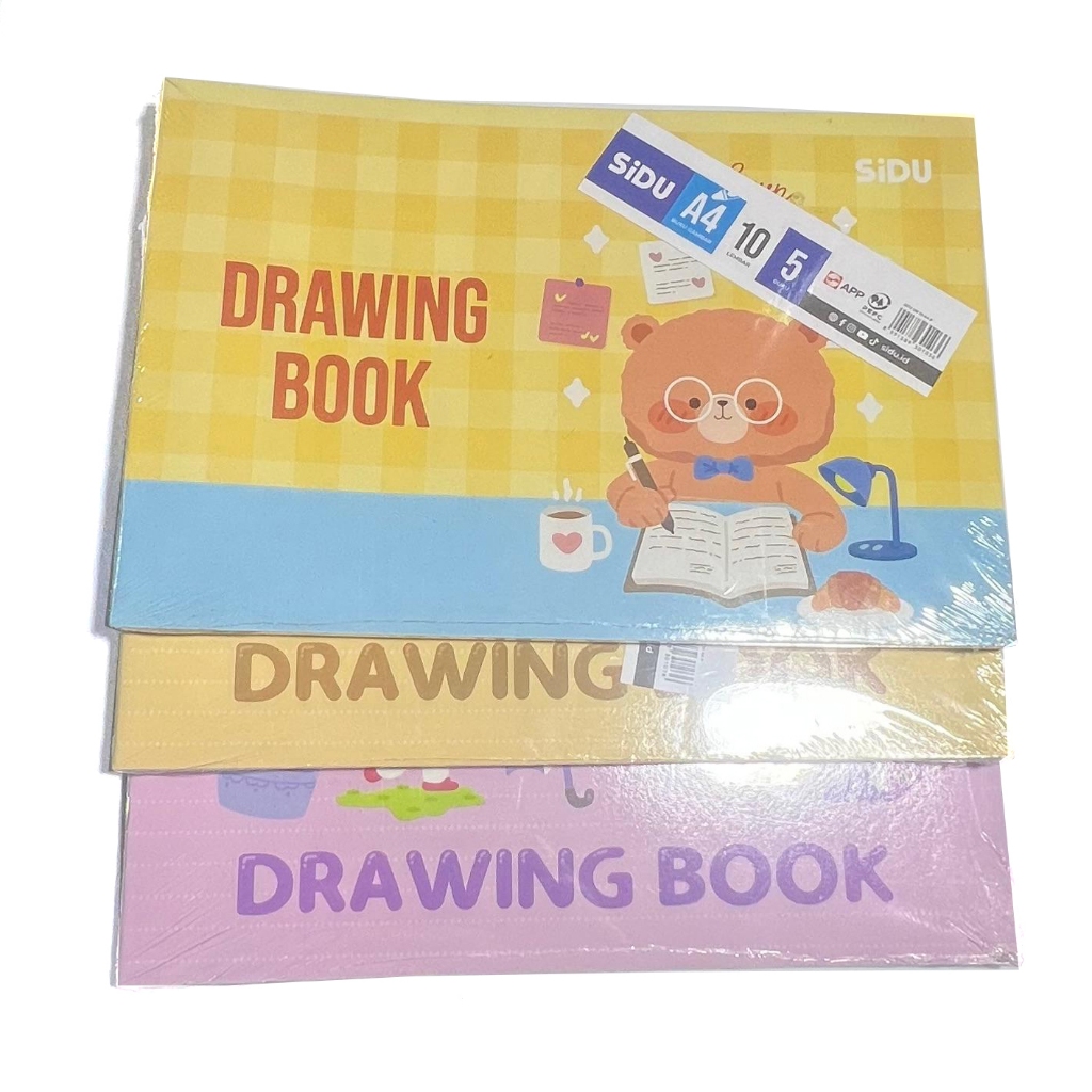 

Buku Gambar / Drawing Book A4 SIDU (1 Pack = 5 Buku)