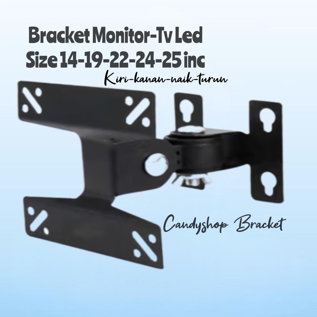 Bracket monitor Pc Led Tv 14 19 22 24 27 inch swing monting arm titl