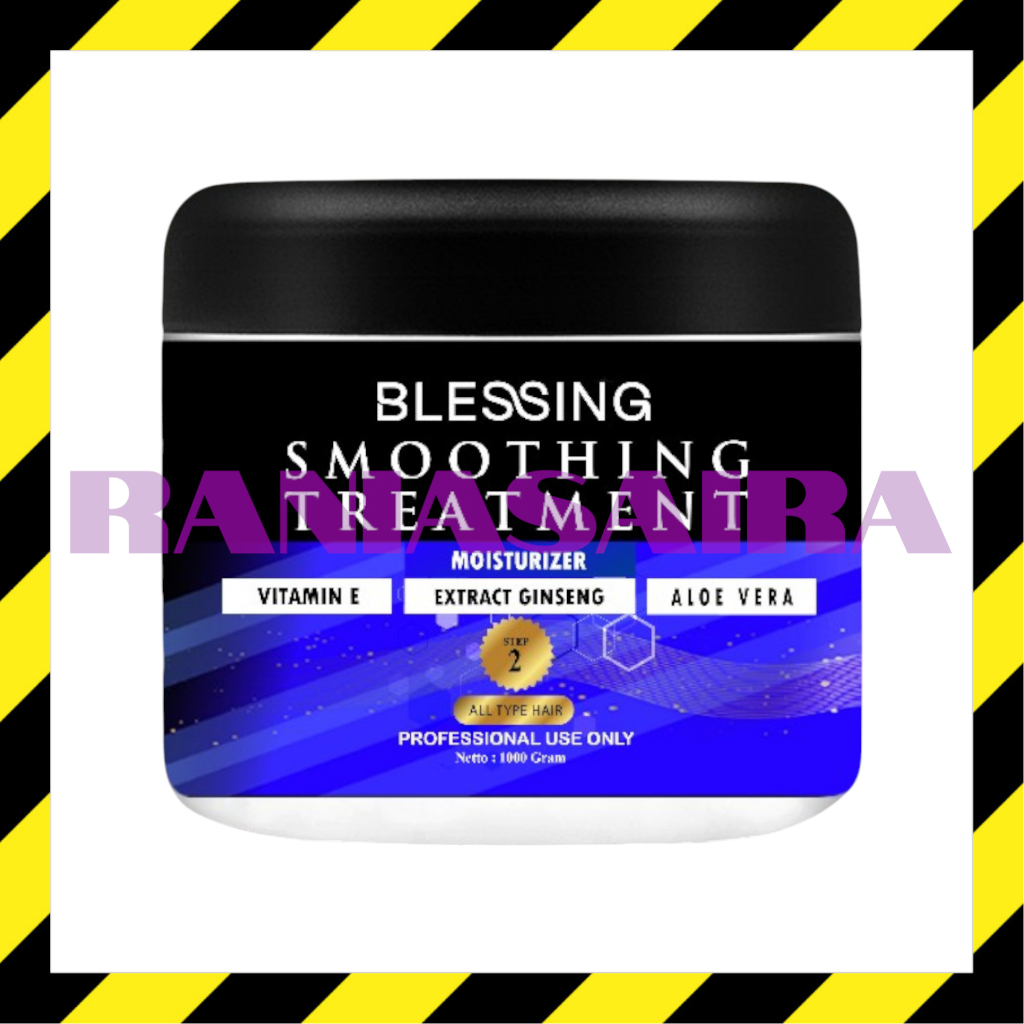BLESSING Smoothing Treatment 1000gr Step2 Netral Pelurus Rambut Straightening Kering Kribo Blesing