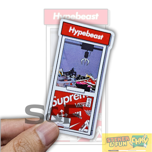 

Stiker Sticker Vinyl Laminasi SUPREME VENDING MACHINE