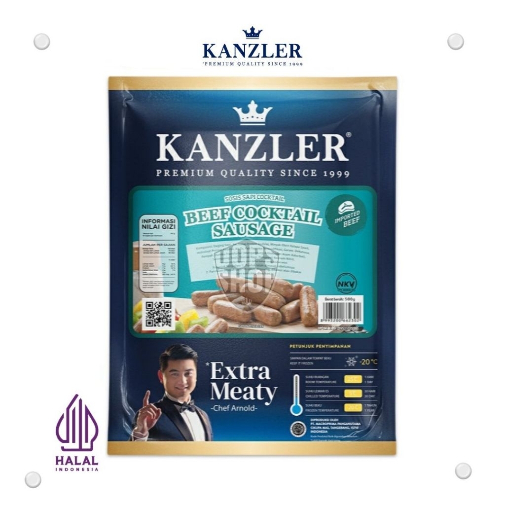 

oopsshop | Kanzler Sosis Beef Cocktail - 1 Pack