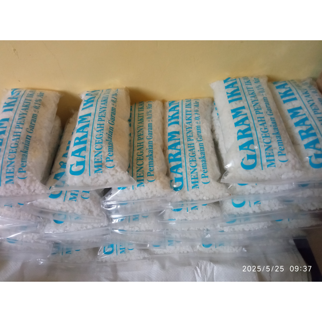 Garam Ikan Channa Louhan Cupang Arwana Air Tawar Laut Obat Jamur Bakteri 500gr