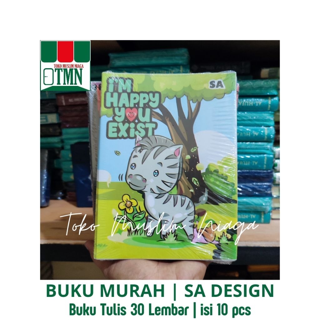 

Buku Tulis SA Design Buku Murah Isi 30 Lembar @10 Eks