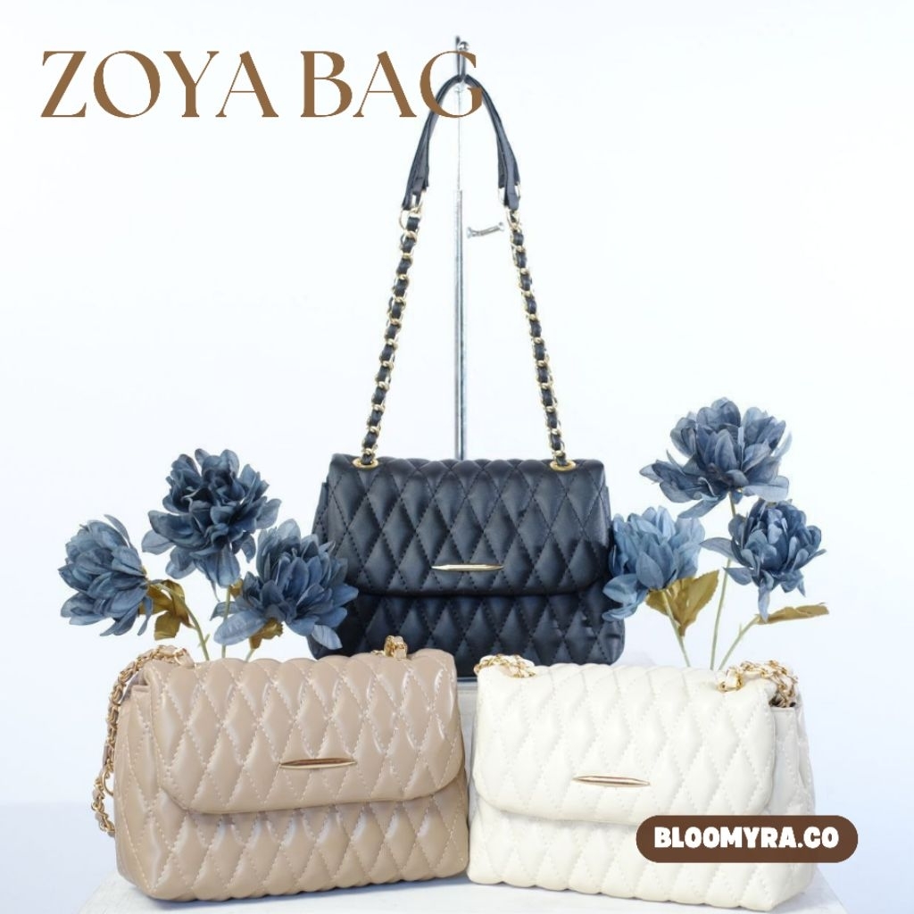 ZOYA BAG - TAS SLINGBAG TALI RANTAI TAS SELEMPANG ZOYA