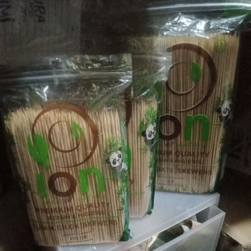 tusuk sate tusuk cilok baso ion pajang, pendek