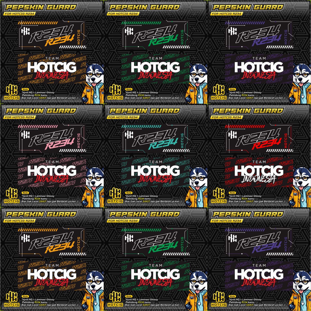 

Stiker Bawah HCR234