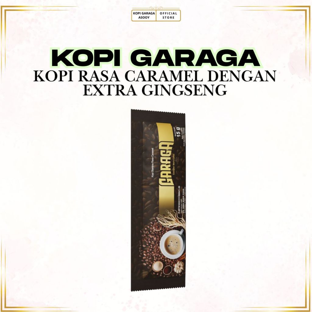 

GARAGA Kopi Gingseng Stamina Pria Kemasan Hemat 1 Sachet