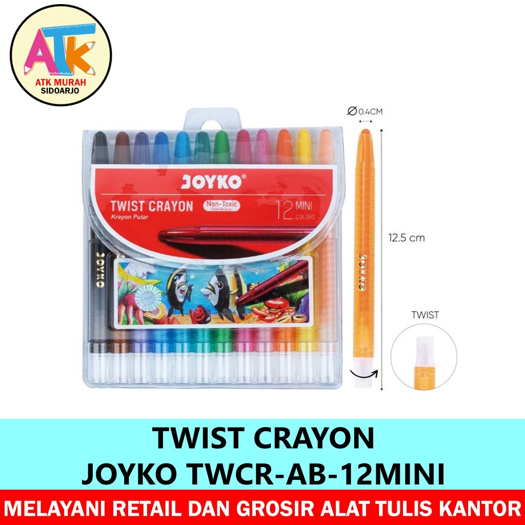 

TWIST CRAYON JOYKO TWCR-AB-12MINI