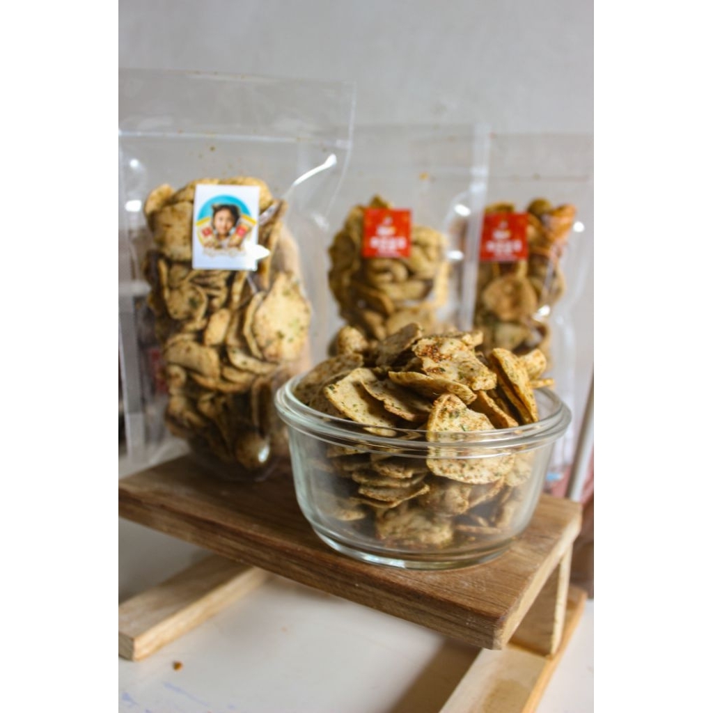 

Basreng pedas Sedang Daun jeruk