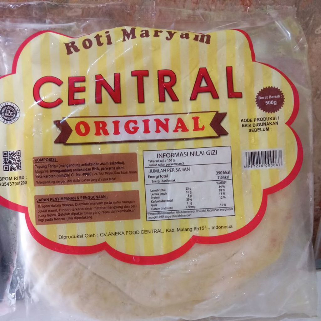 

roti maryam central