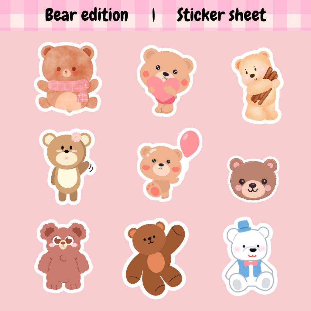 

Sticker Sheet untuk deco atau jurnal