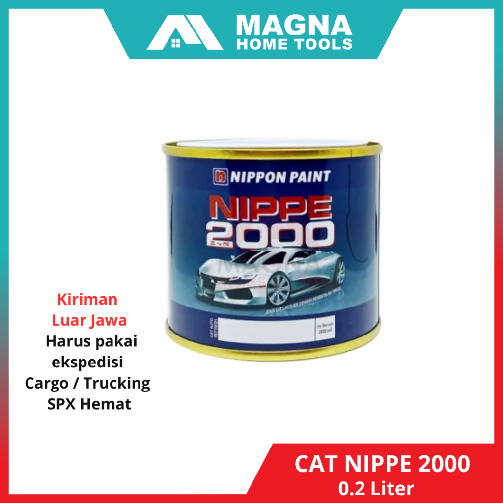 CAT MOBIL/MOTOR NIPPE 2000 0.2 LT PUTIH/HITAM/HITAM DOP/SILVER/CLEAR/KUNING/BIRU [ORI]