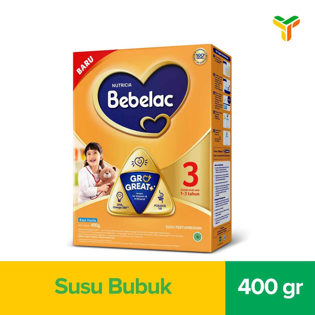 

Bebelac 3 Vanila 400 Gram Box