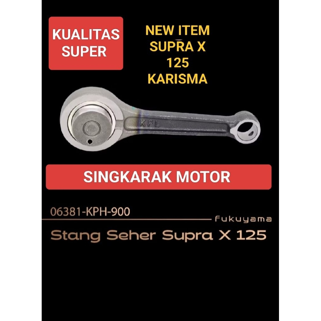 SOKAR STANG SEHER HONDA SUPRA X 125 KARISMA KODE KPH KUALITAS TERBAIK
