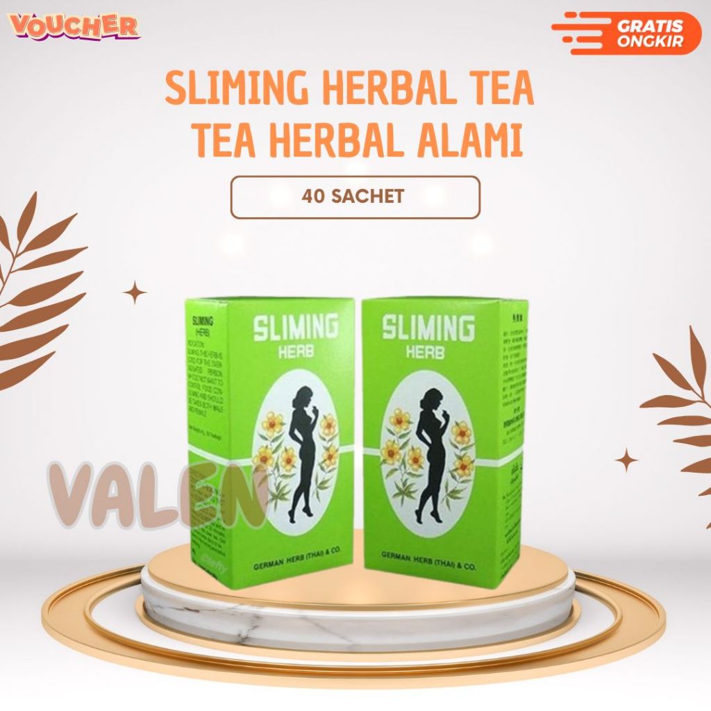 

Sliming Herb Tea Teh Herbal Diet Alami 1 Box - Isi 40 Sachet