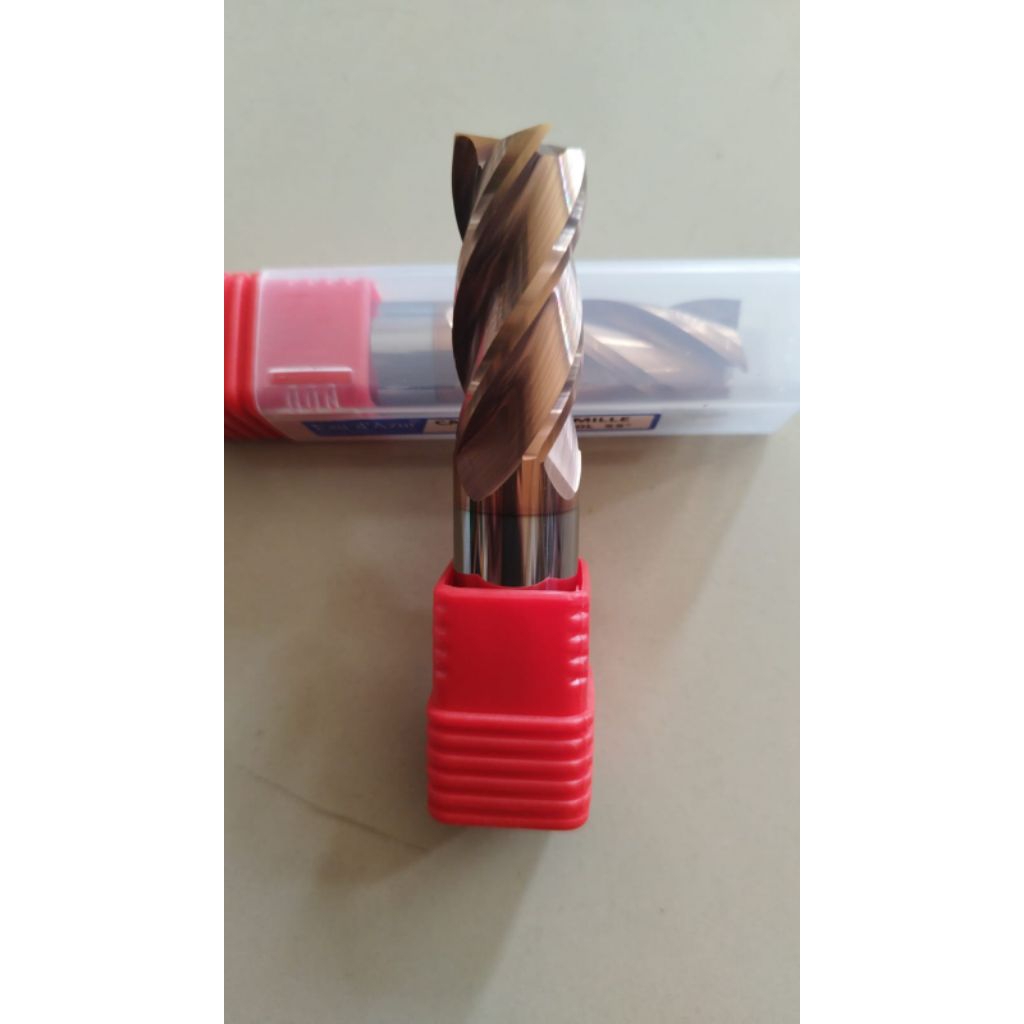 Endmill carbide 20 x 100 4F hrc 55 endmill cnc endmill miling endmill baru mata cnc harga terjangaka