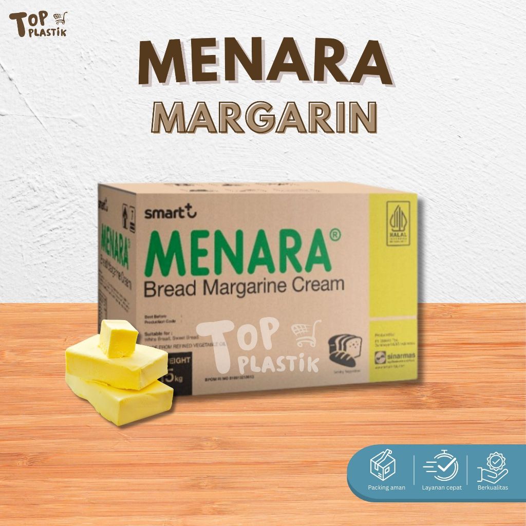 

MENARA Magarin Krim timbangan 1/2kg