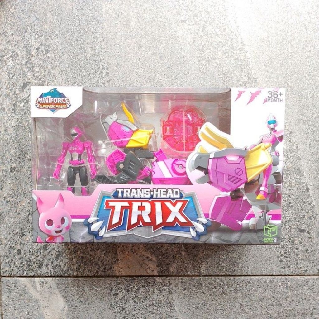 Mainan Action Figure Miniforce Super Dino Power - Trans-Head Trix