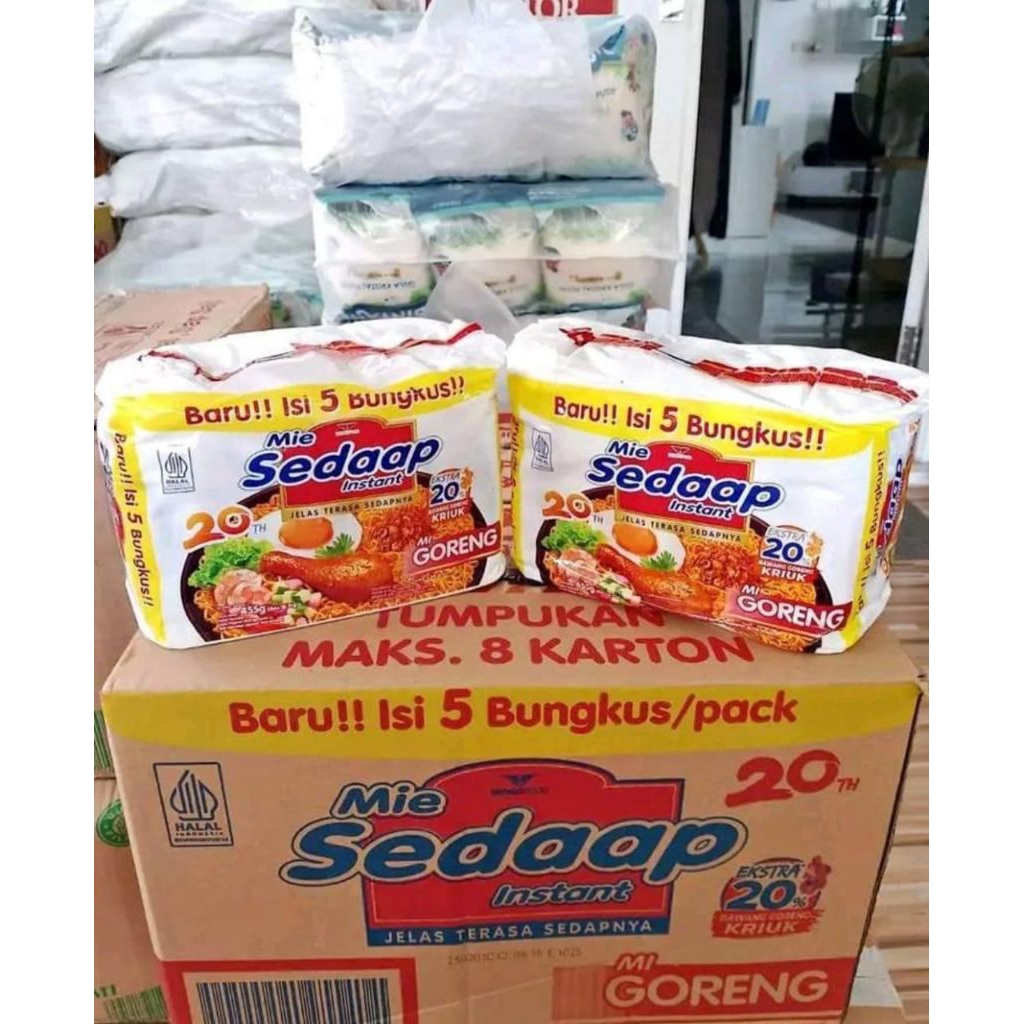 

Mie sedap banded isi 8pc
