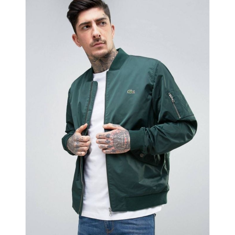 JAKET BOMBER PRIA - LCST LIGHT GREEN ORIGINAL