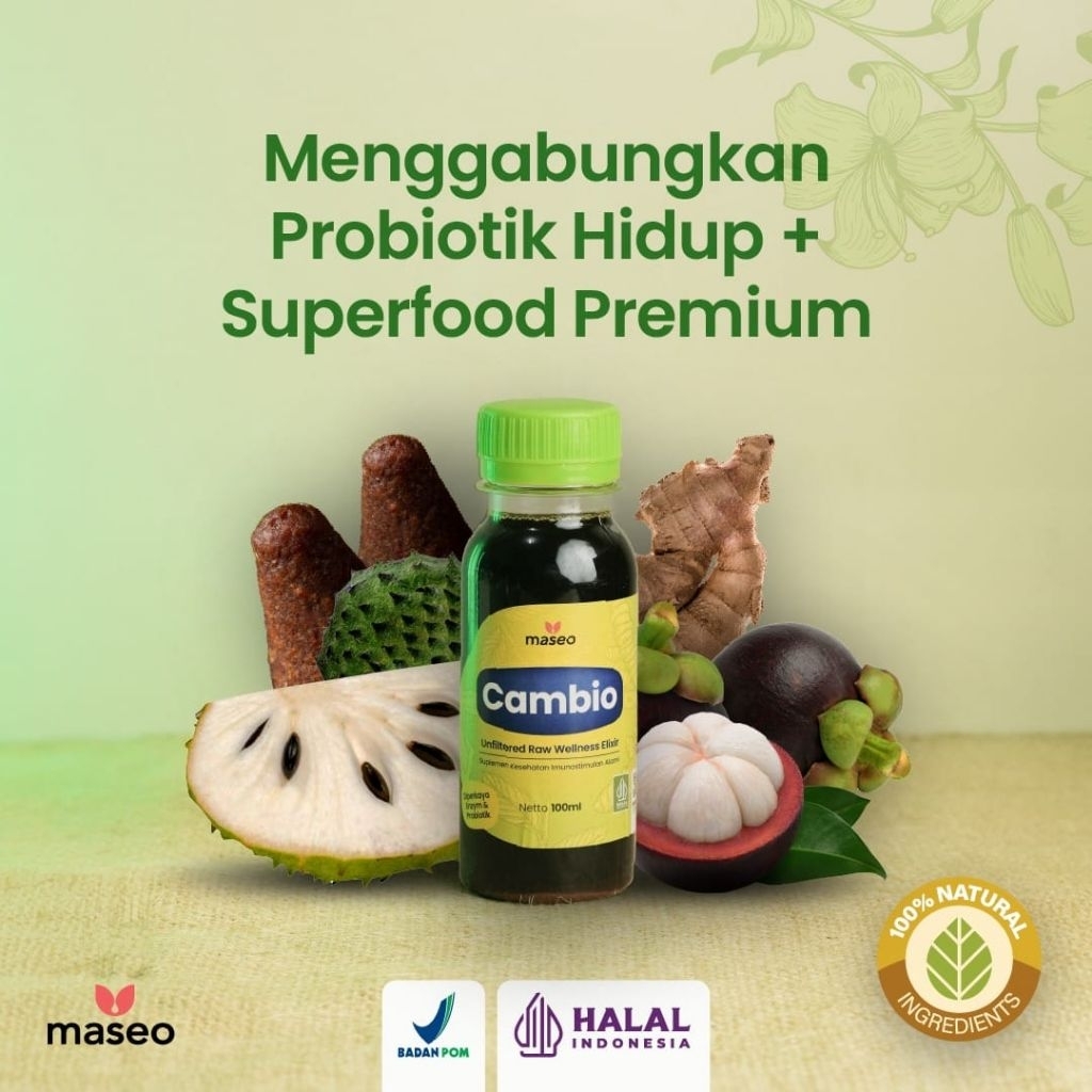 [HEMAT !!!] Probiotik Cambio8 bpom ORIGINAL Suplemen Daya Tahan tubuh utk Penangkal Virus