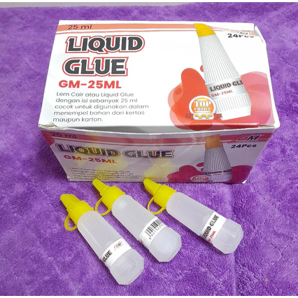 

Lem Kertas Cair Kecil / Liquid Glue GM-25ML