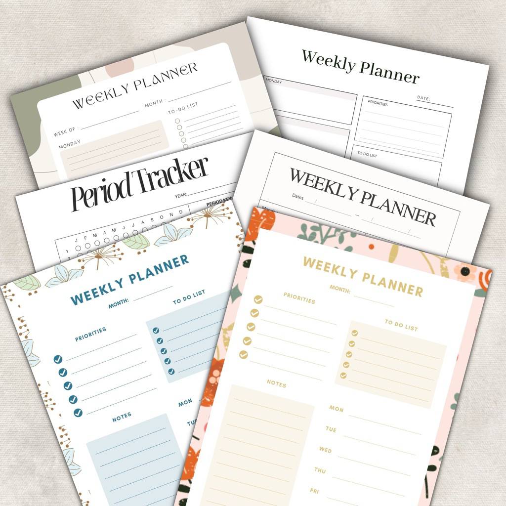 

Weekly Planner | Planner mingguan | Planner murah