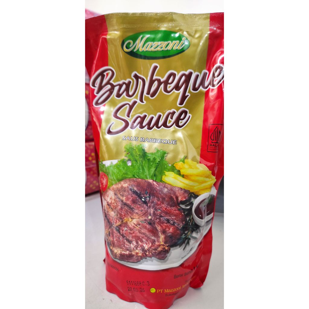 

MAZONI BARBEQUE SAUCE/SAUS BARBEQUE 1KG