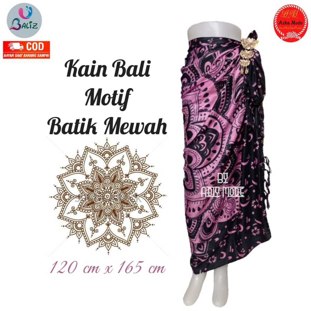 COD - Kain pantai bali motif mandala mewah - sarung pantai - kain pantai bali - sarung bali - kain p