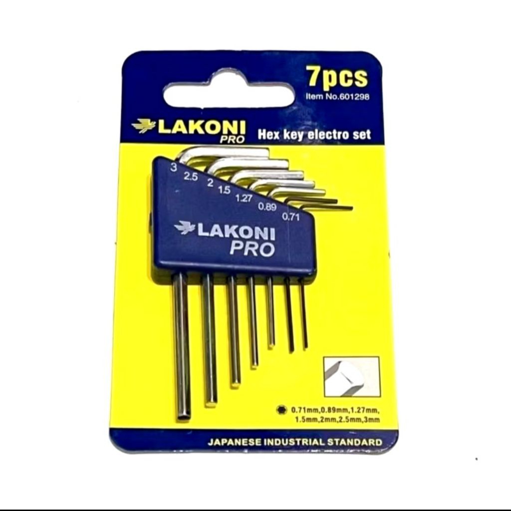 Kunci L Elektronik Set 7Pcs Hexkey LAKONI PRO 601298