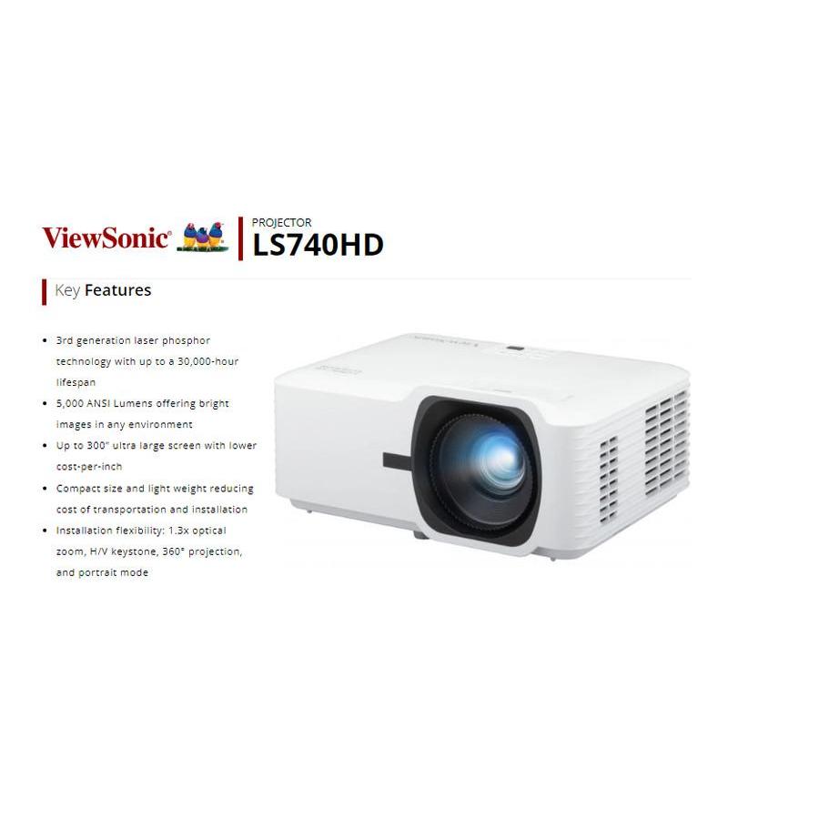 Projector Laser ViewSonic LS740HD / Proyektor LS 740HD Full HD 5000 ANSI Lumens