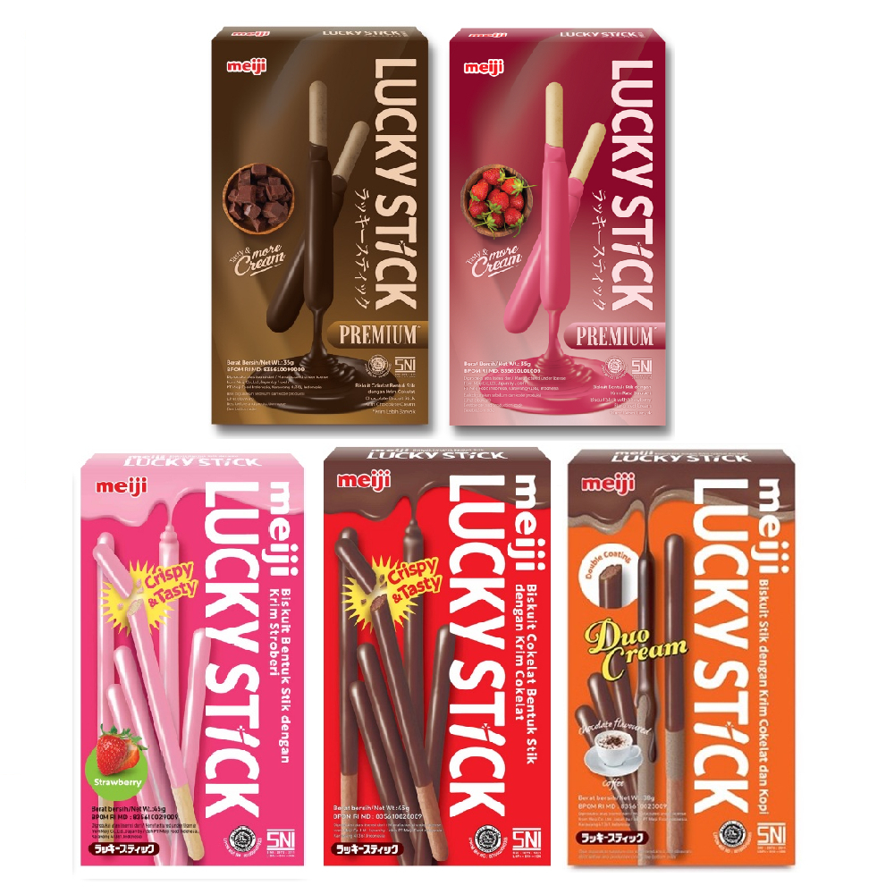 

Meiji Lucky Stick Chocolate & Strawberry 45g – 1 Box @10 Pcs